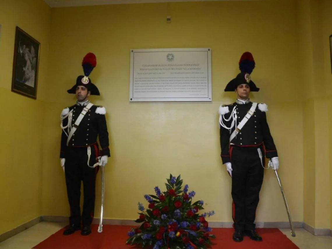 La caserma di San Damiano intitolata<br/>al carabiniere ucciso durante una rapina