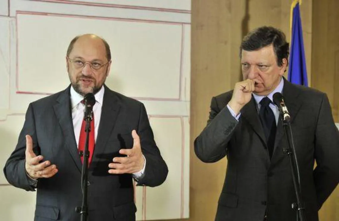 Ue/ Shulz ricevuto da Napolitano al Quirinale