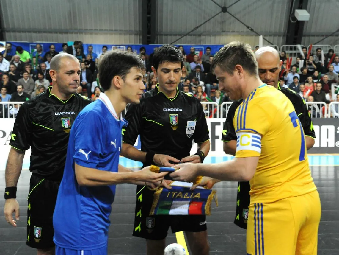 Futsal, nell'amichevole di lusso <br/>l'Ucraina batte l'Italia 4-3