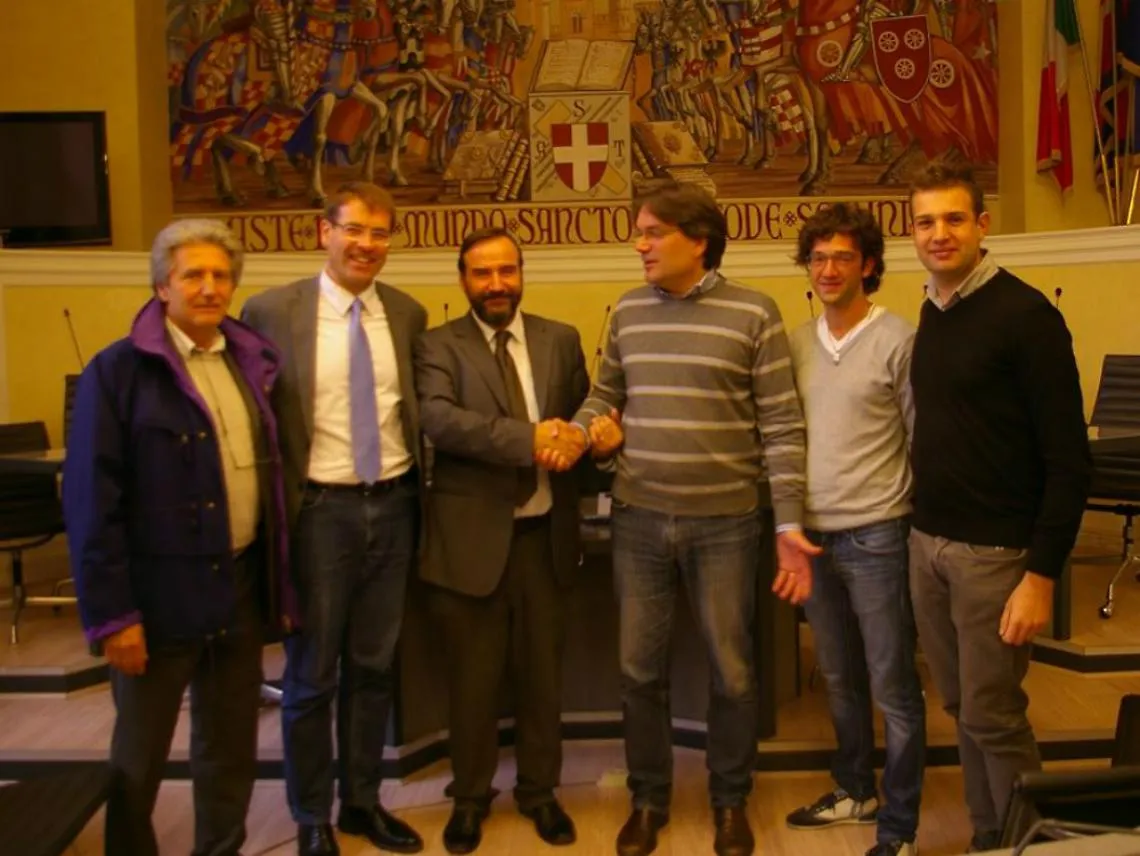 Piazza del Palio e area industriale pi&ugrave; verdi