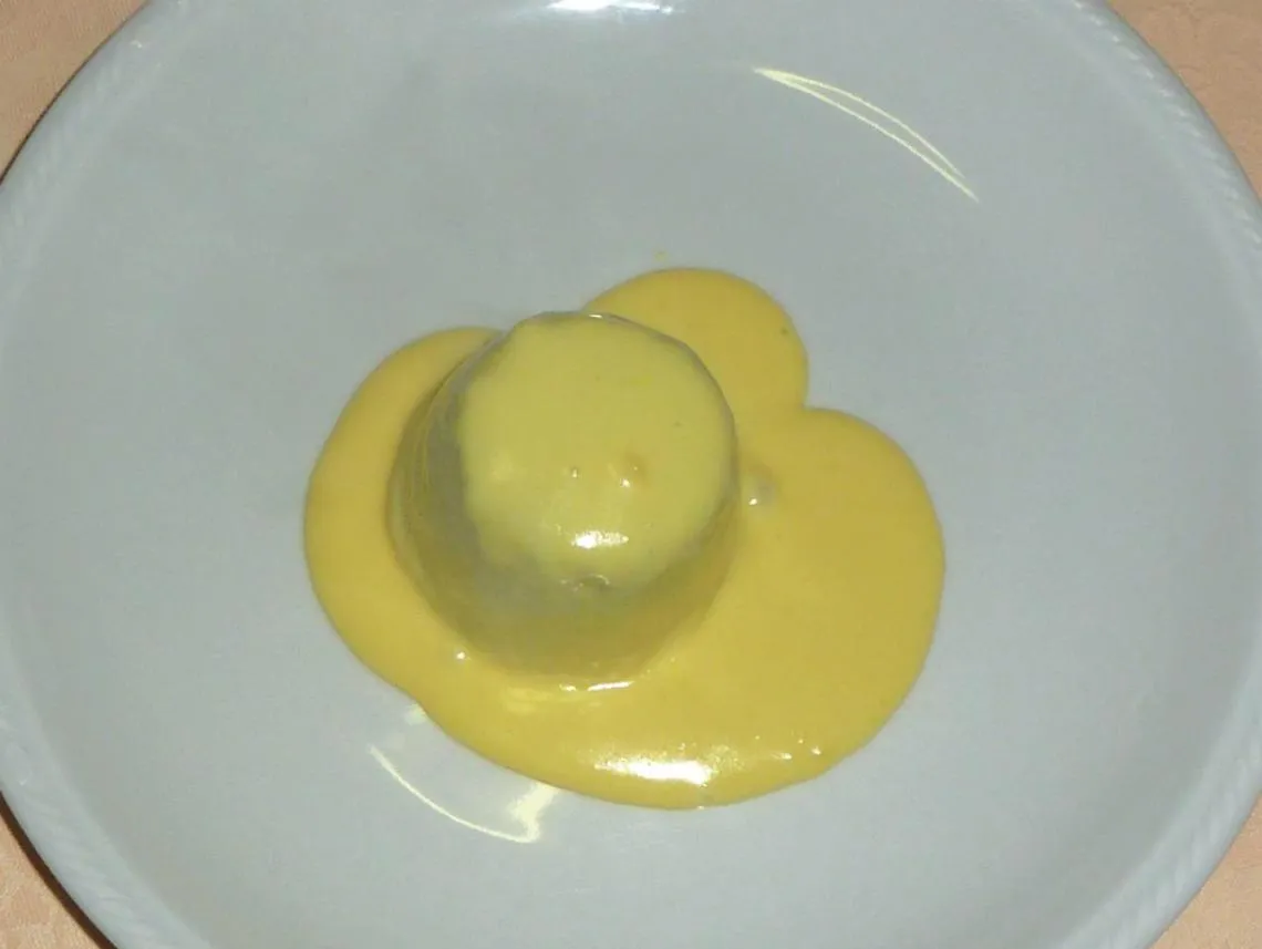 Flan di cardi con fonduta