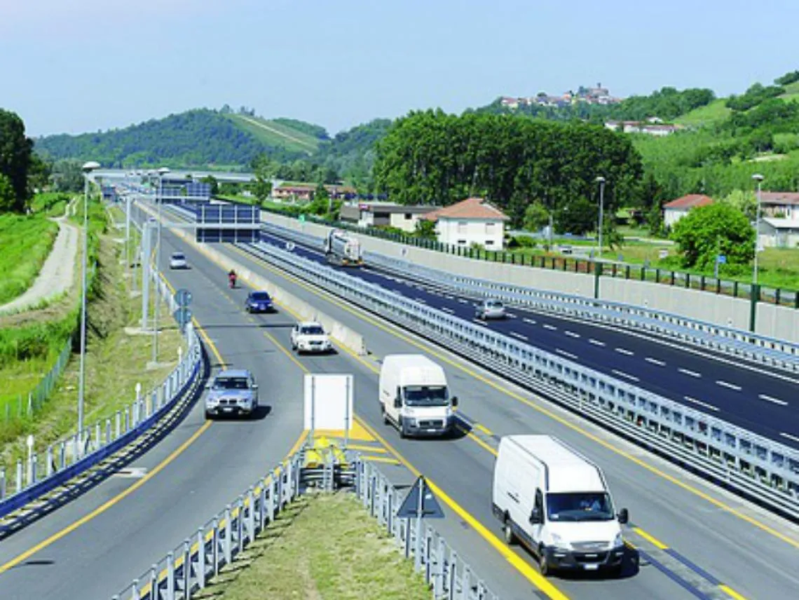 Punto in contromano sulla tangenziale