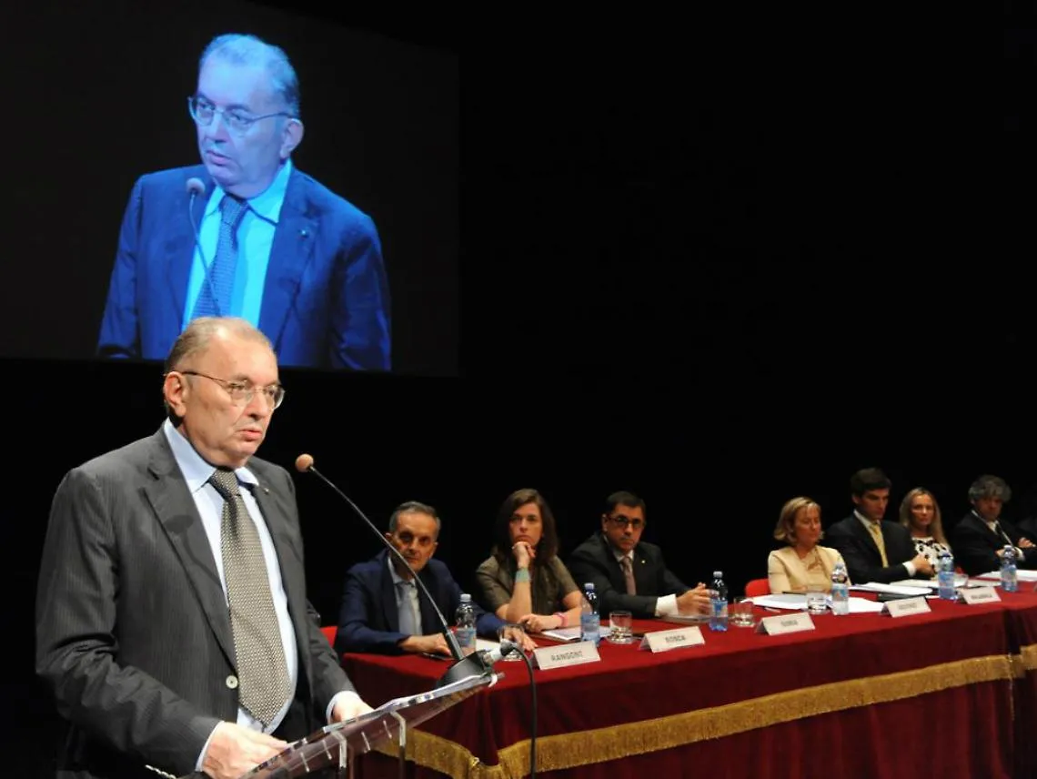 Squinzi agli industriali astigiani: &laquo;La strada per uscire dalla crisi &egrave; ancora lunga&raquo;