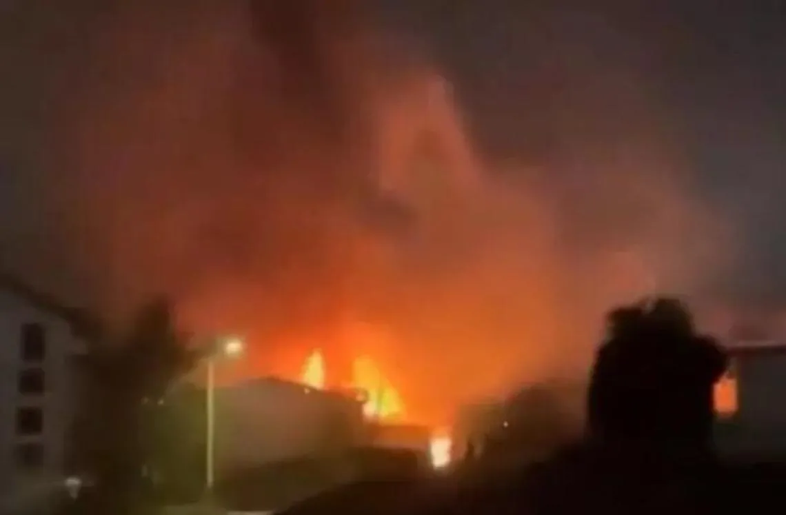 incendio Kocani