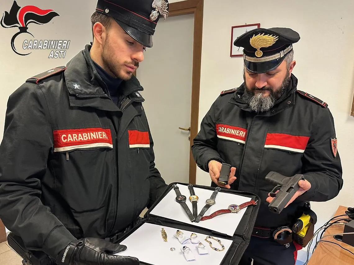 Arresto dei carabinieri di un ladro