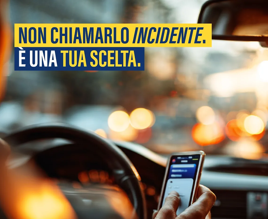 Sicurezza stradale, la campagna ACI: &ldquo;Non chiamarlo incidente. &Egrave; una tua scelta&rdquo;