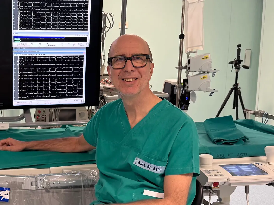 Il professor Marco Scaglione, direttore della Struttura complessa di Cardiologia all&rsquo;Asl di Asti