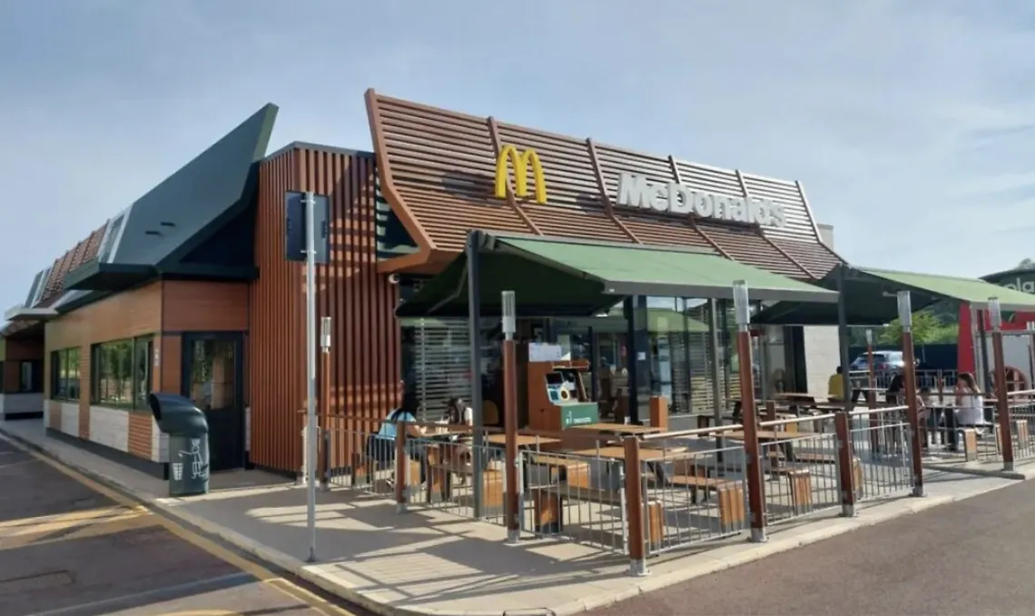 Il McDonald's di corso Torino, ad Asti