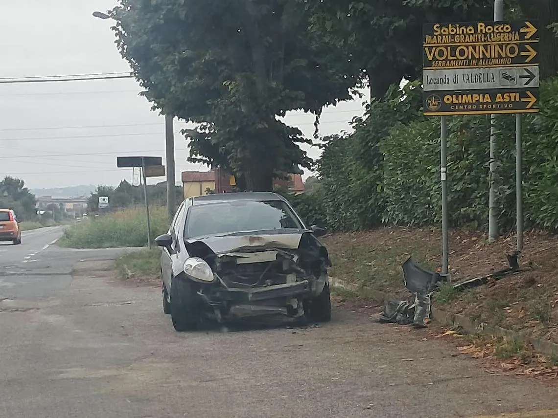 Incidente nella notte: gravi danni all'auto che ha investito un cinghiale