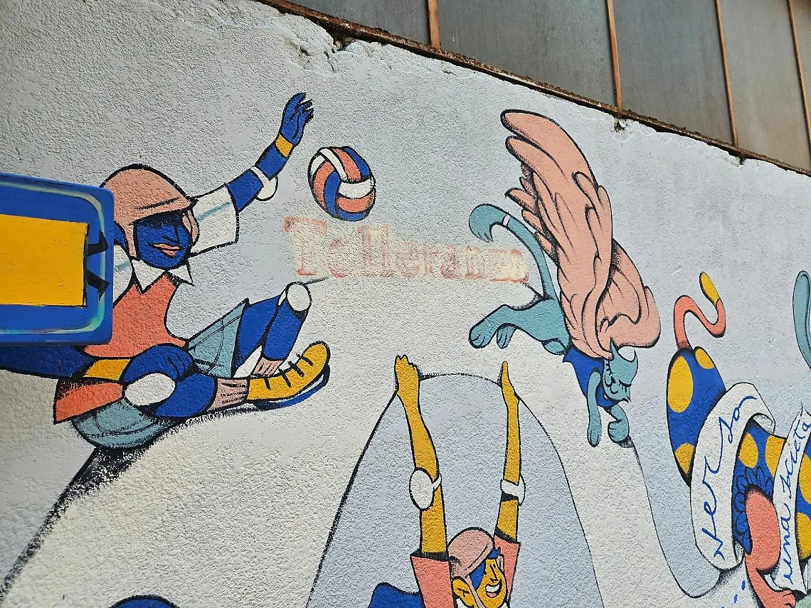 Il murale di via del Bosco &egrave; stato di nuovo vandalizzato