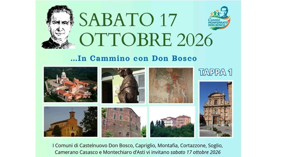 &ldquo;In Cammino con Don Bosco&rdquo; tra storia, natura e comunit&agrave;: la tappa 1 dal Colle a Montechiaro