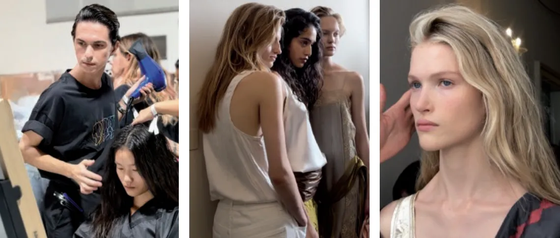 Hairdressing alla Milano Fashion Week: Luca Zuppa nel backstage di Alberta Ferretti