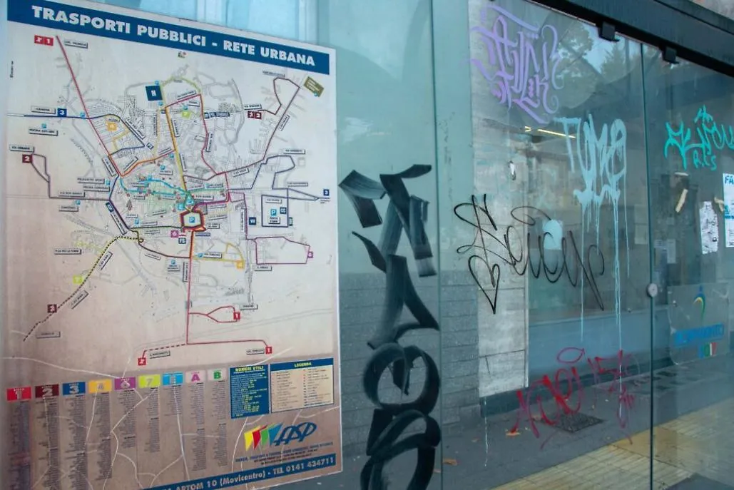 Viale Partigiani ad Asti