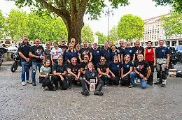 I motociclisti "gemelli" di Asti e Biberach si ritrovano in piazza Alfieri