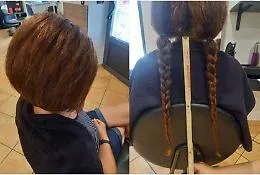 Regala  i suoi lunghi capelli pensando ai ragazzi di Crans Montana