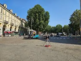 Asti, sono iniziati i lavori di allestimento delle tribune del Palio [FOTO]
