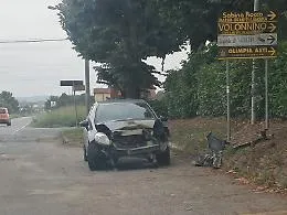 Incidente nella notte: gravi danni all'auto che ha investito un cinghiale