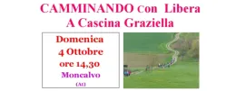 Camminando con Libera, dal centro di Moncalvo a Cascina Graziella