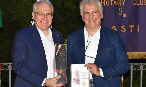 L'autore astigiano Tobia Perosi ospite del Rotary Club di Asti
