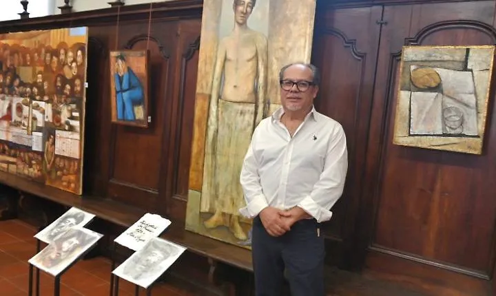 "Materia e Spirito" inaugura la sua prima tappa ad Asti: in mostra il talento del Maestro del Palio