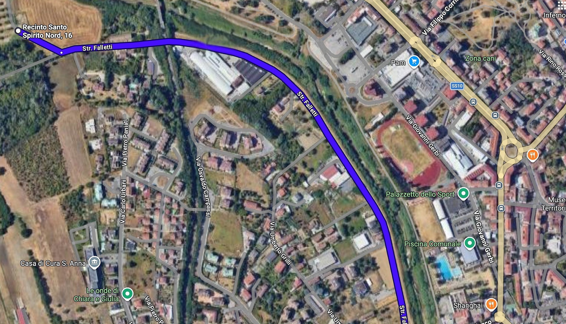 mappa Strada Falletti